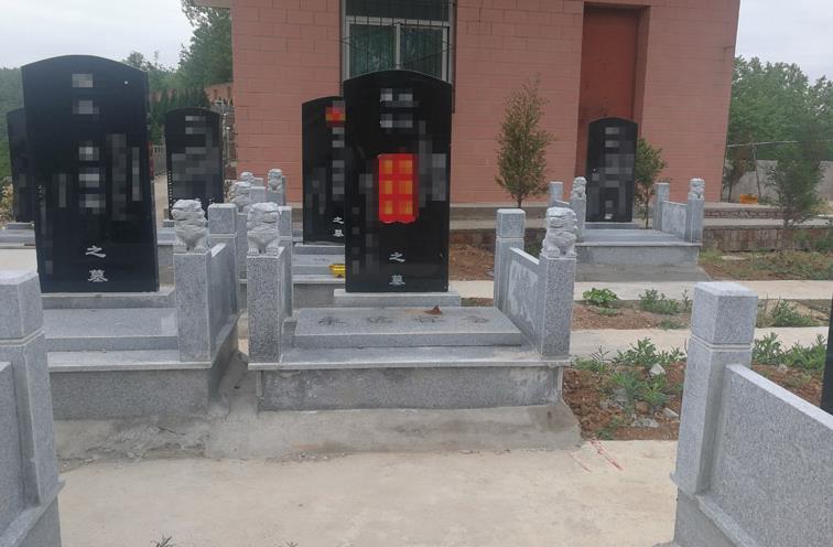 西安高橋墓園凌云區-浙雙立黑碑起